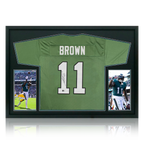 A.J. Brown Signed Philadelphia Eagles Jersey Ultra Premium Frame (Beckett)