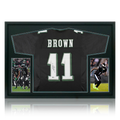A.J. Brown Signed Philadelphia Eagles Jersey Ultra Premium Frame (Beckett)