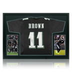 A.J. Brown Signed Philadelphia Eagles Jersey Ultra Premium Frame (Beckett)