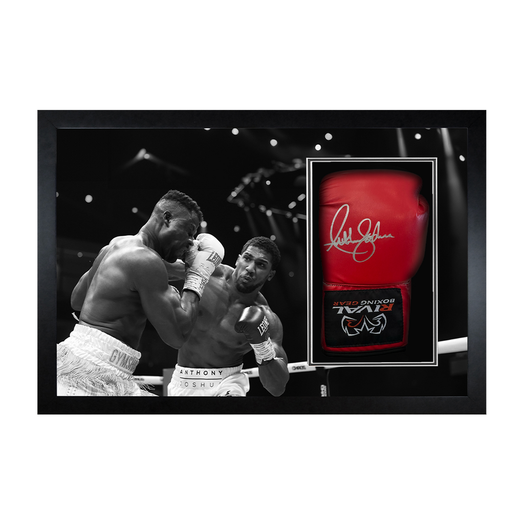 Anthony Joshua Signed Glove Iconic Frame (ACG Cert)