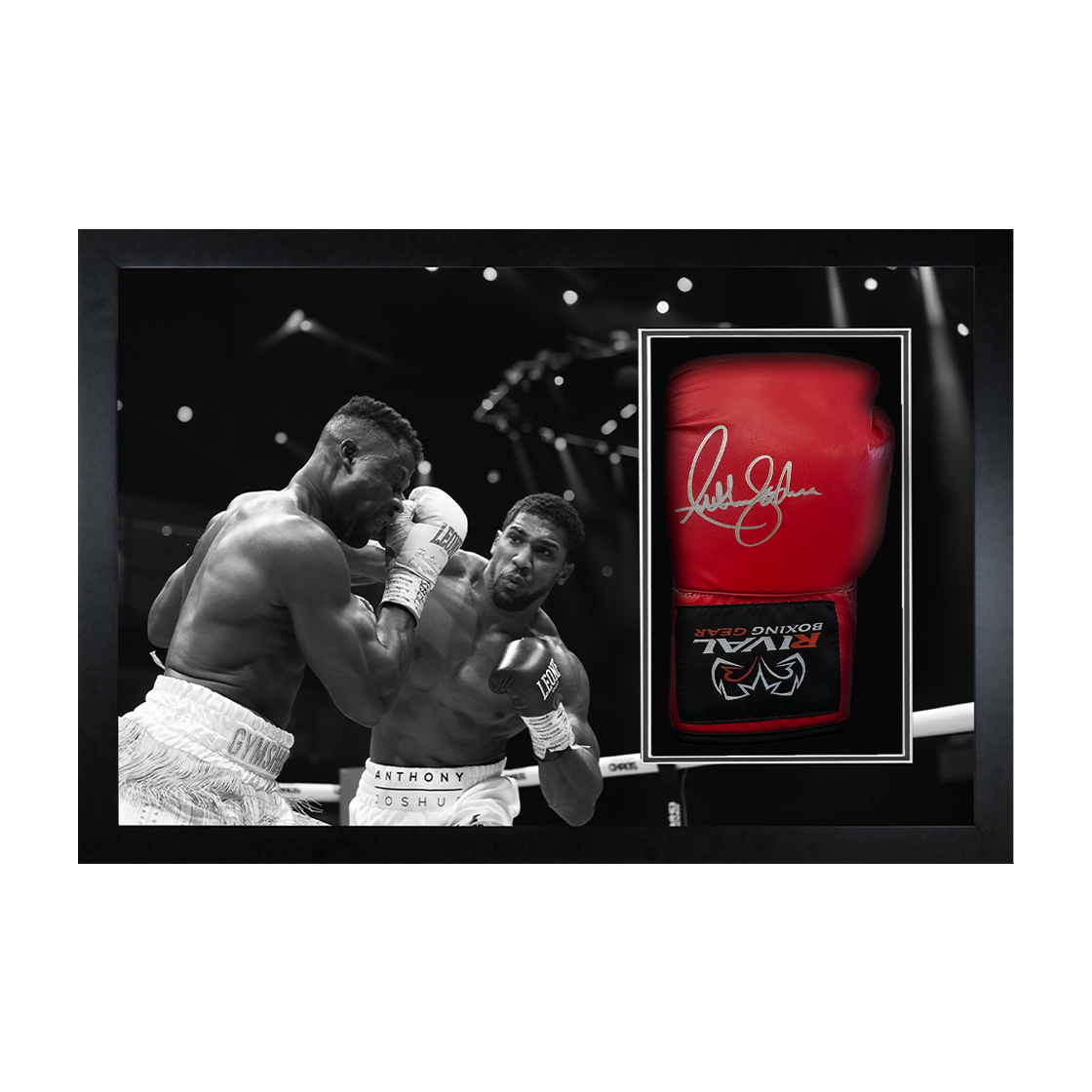 Anthony Joshua Signed Glove Iconic Frame (ACG Cert)