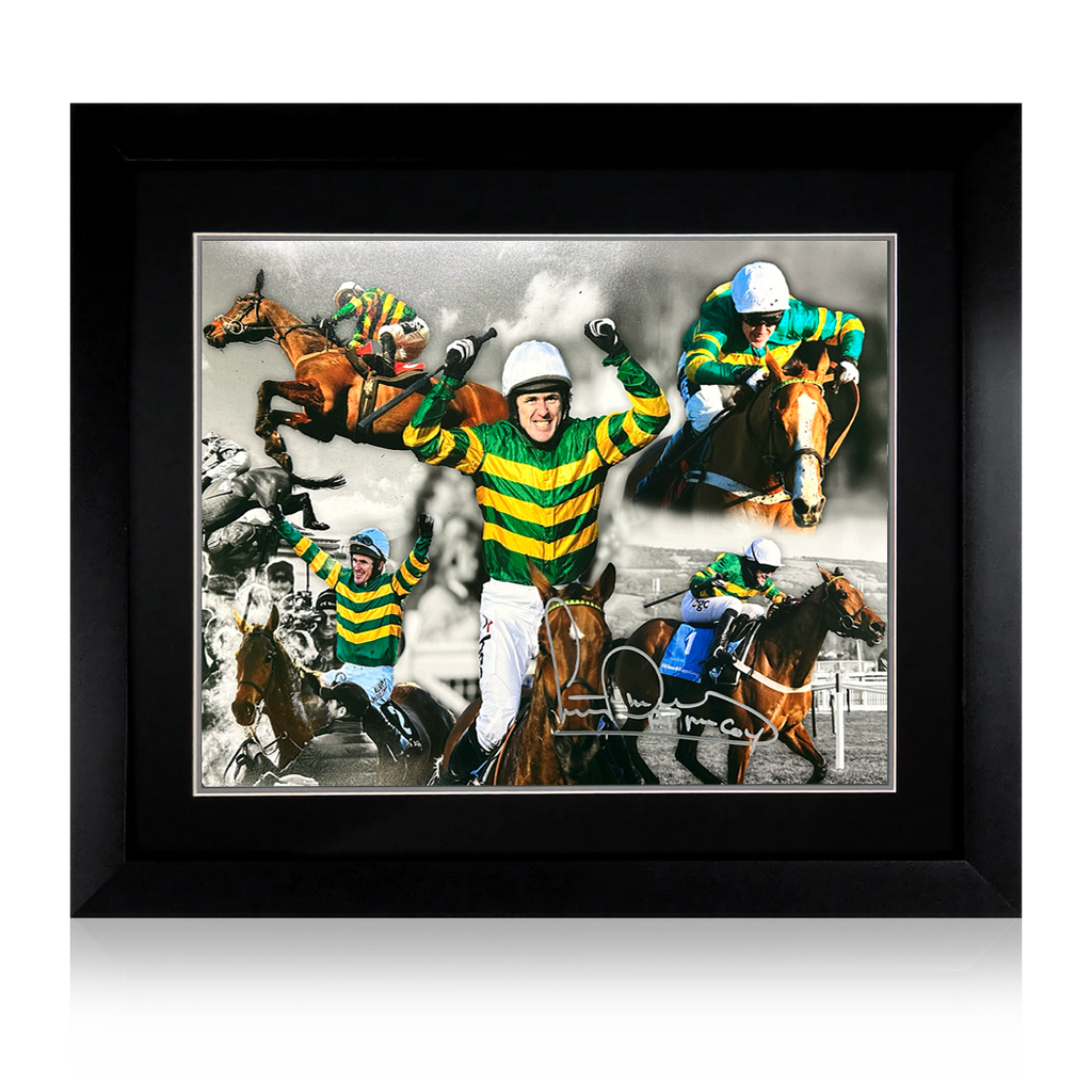 AP McCoy Signed Montage Deluxe Mount Frame
