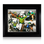 AP McCoy Signed Montage Deluxe Mount Frame