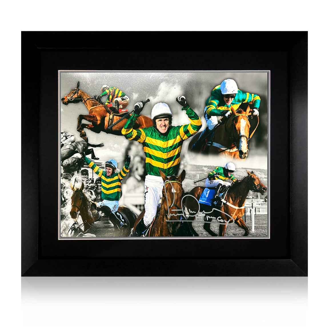 AP McCoy Signed Montage Deluxe Mount Frame