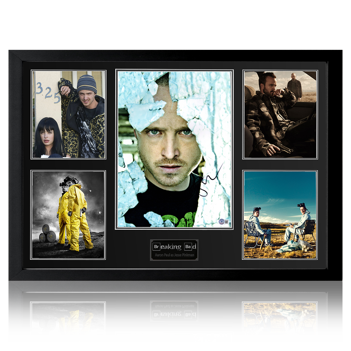 Aaron Paul Signed Breaking Bad Image Premium Frame (Beckett)