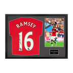 Aaron Ramsey Signed Arsenal Shirt Classic Frame (ACG Cert)