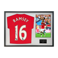 Aaron Ramsey Signed Arsenal Shirt Classic Frame (ACG Cert)