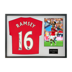 Aaron Ramsey Signed Arsenal Shirt Classic Frame (ACG Cert)