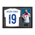 Aggie Beever-Jones Signed England Shirt Classic Frame (ACG Cert)