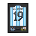 Sergio Agüero Signed Argentina Shirt Premium Frame