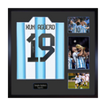 Sergio Agüero Signed Argentina Shirt Elite Frame