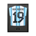 Sergio Agüero Signed Argentina Shirt Standard Frame