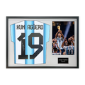 Sergio Agüero Signed Argentina Shirt Classic Frame