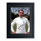 Alan Gilzean Signed Tottenham Hotspur 16x12 Image Deluxe Mount Frame