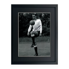 Alan Gilzean Signed Tottenham Hotspur 16x12 Image Deluxe Mount Frame