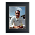 Alan Gilzean Signed Tottenham Hotspur 16x12 Image Deluxe Mount Frame