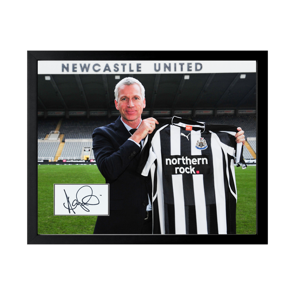 Alan Pardew Signed Newcastle United Cut Deluxe Mount Frame