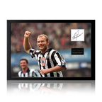 Alan Shearer Signed Newcastle United Cut Iconic Frame