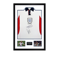 Paul Scholes & Alan Shearer Signed World Cup 98 Shirt Premium Frame