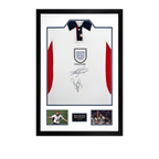 Paul Scholes & Alan Shearer Signed World Cup 98 Shirt Premium Frame