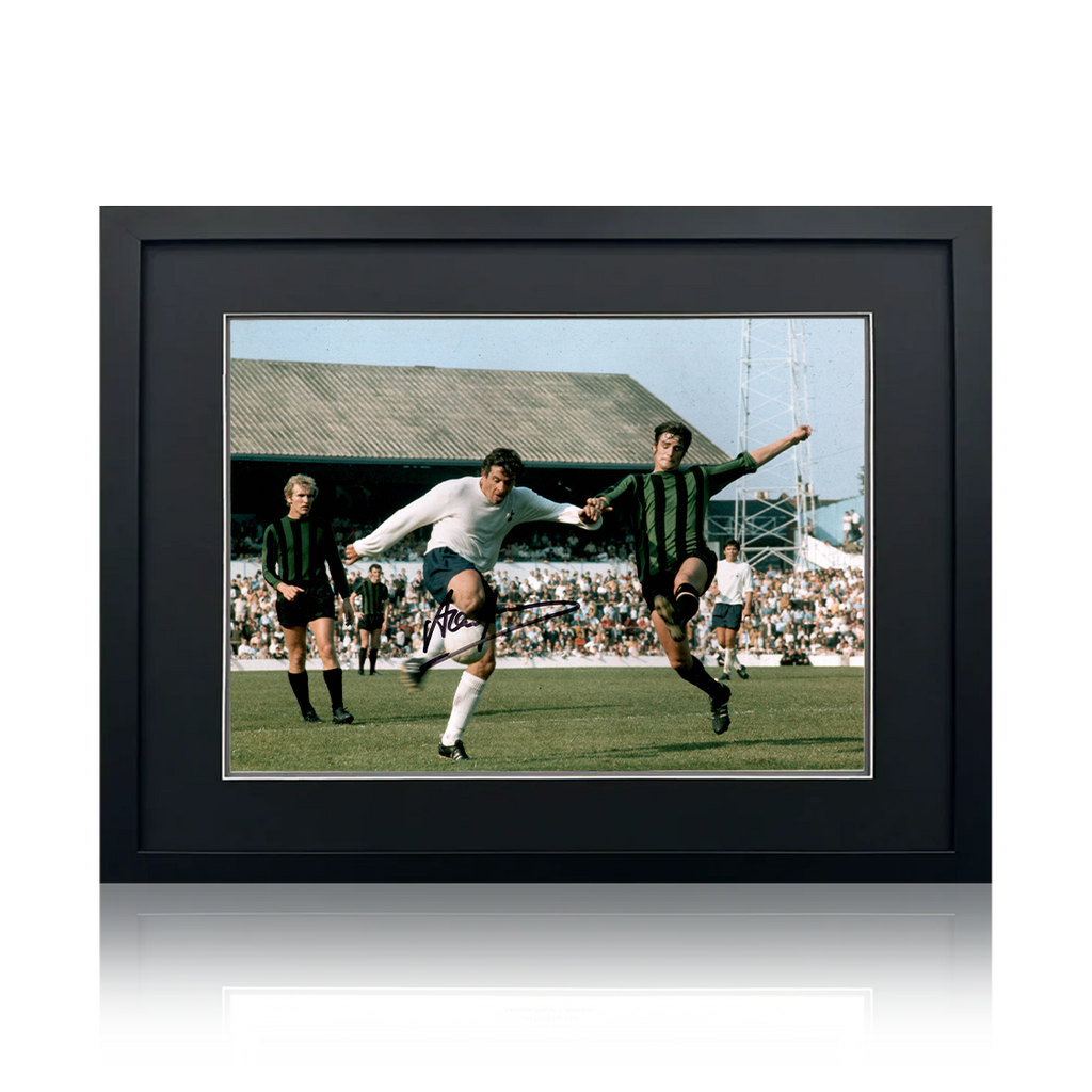 Alan Mullery Signed Tottenham Hotspur Image 4 Deluxe Mount Frame