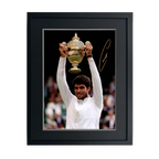 Carlos Alcaraz Signed 16x12 Image Deluxe Mount Frame