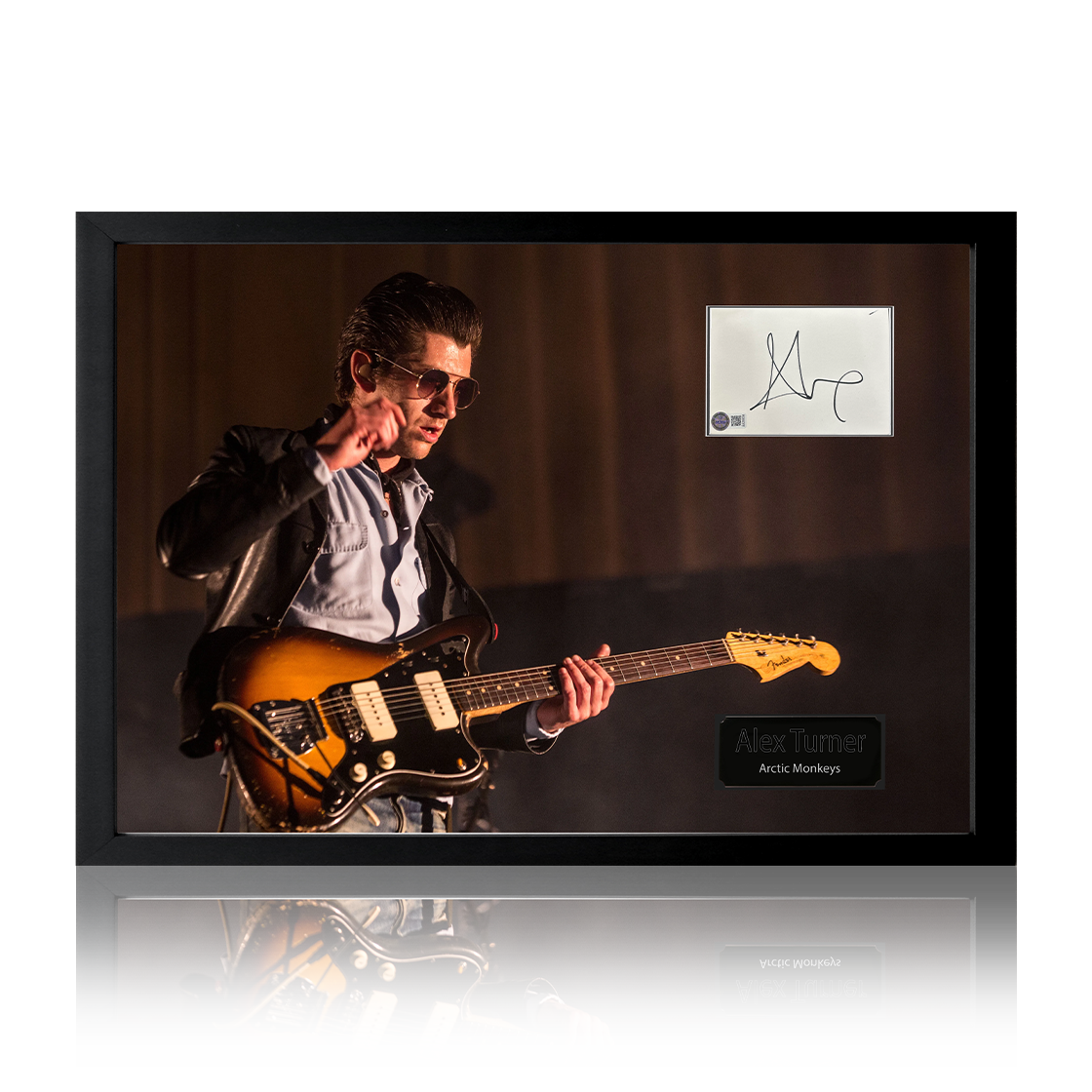 Alex Turner Signed Arctic Monkeys Iconic Frame (AFTAL Authentication)