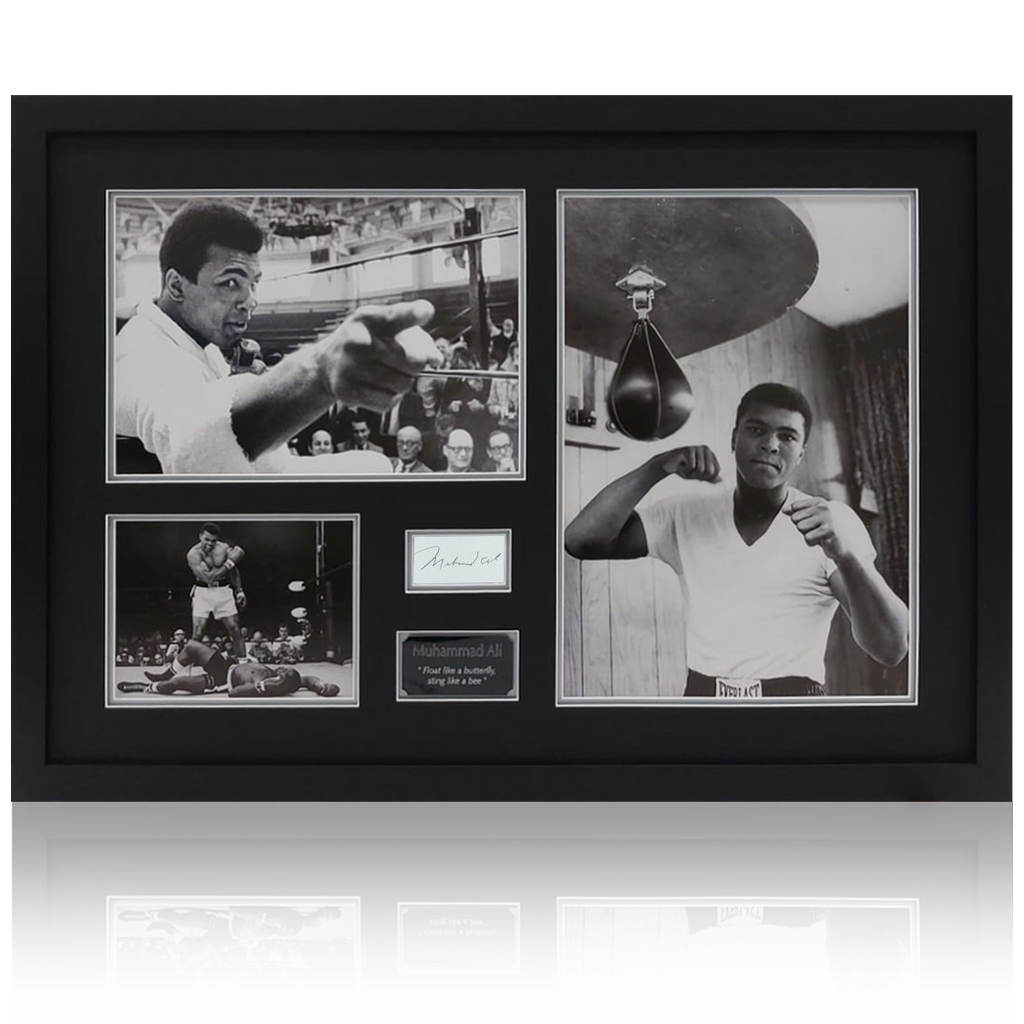 Muhammad Ali Signed Cut Iconic Frame (PSA)