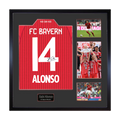Xabi Alonso Signed Bayern Munich Shirt Elite Frame