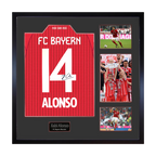 Xabi Alonso Signed Bayern Munich Shirt Elite Frame