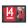 Xabi Alonso Signed Bayern Munich Shirt Classic Frame