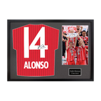 Xabi Alonso Signed Bayern Munich Shirt Classic Frame