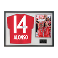 Xabi Alonso Signed Bayern Munich Shirt Classic Frame