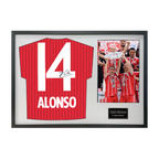 Xabi Alonso Signed Bayern Munich Shirt Classic Frame