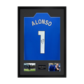 Xabi Alonso Signed Chelsea Shirt Premium Frame