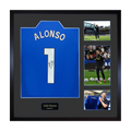 Xabi Alonso Signed Chelsea Shirt Elite Frame