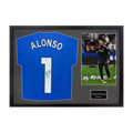 Xabi Alonso Signed Chelsea Shirt Classic Frame