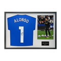 Xabi Alonso Signed Chelsea Shirt Classic Frame