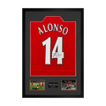 Xabi Alonso Signed Liverpool Shirt Premium Frame