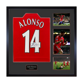 Xabi Alonso Signed Liverpool Shirt Elite Frame