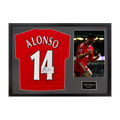 Xabi Alonso Signed Liverpool Shirt Classic Frame