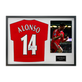 Xabi Alonso Signed Liverpool Shirt Classic Frame