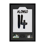 Xabi Alonso Signed Real Madrid Shirt Premium Frame
