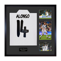 Xabi Alonso Signed Real Madrid Shirt Elite Frame