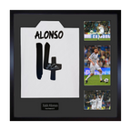 Xabi Alonso Signed Real Madrid Shirt Elite Frame