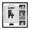 Xabi Alonso Signed Real Madrid Shirt Elite Frame