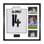 Xabi Alonso Signed Real Madrid Shirt Elite Frame