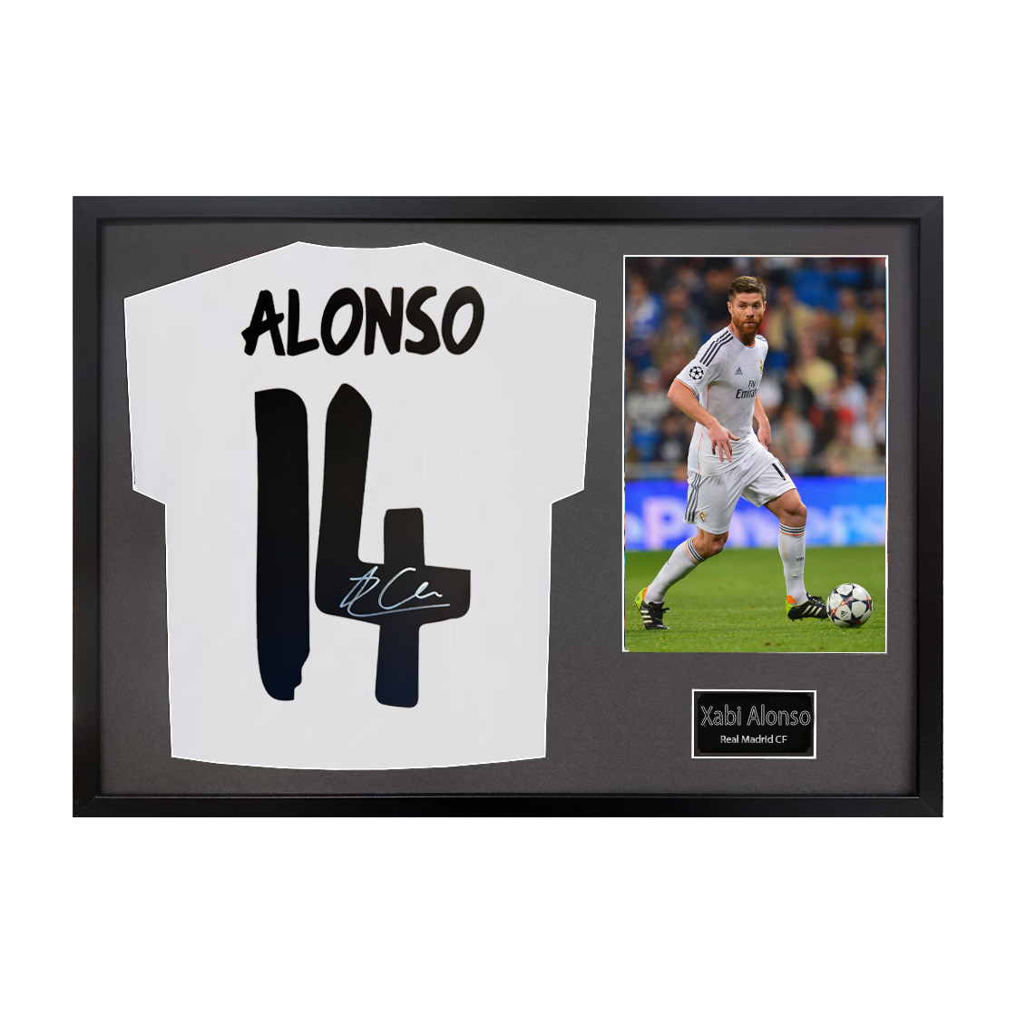 Xabi Alonso Signed Real Madrid Shirt Classic Frame