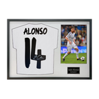 Xabi Alonso Signed Real Madrid Shirt Classic Frame