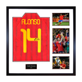 Xabi Alonso Signed Spain Shirt Elite Frame